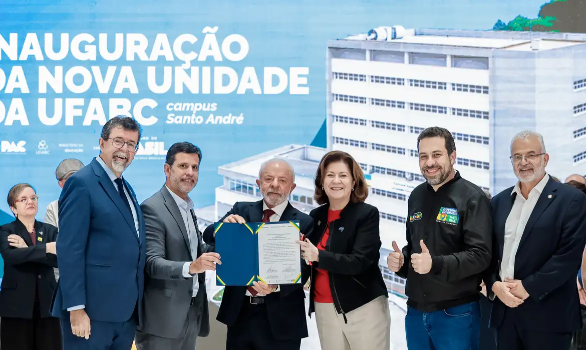 Lula inaugura nova unidade da UFABC em Santo André